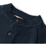 Wheat Knit Cardigan Eddy Knitted Tops 1432 navy