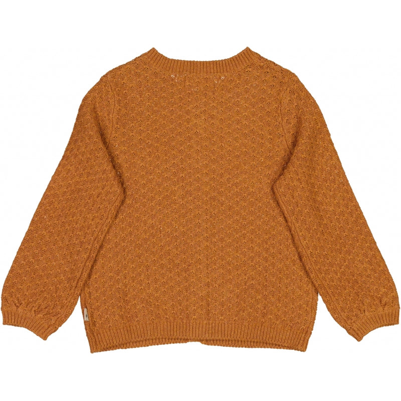 Wheat Knit Cardigan Magnella Knitted Tops 3025 cinnamon melange