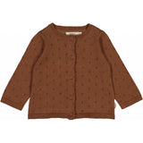 Wheat Knit Cardigan Maia Knitted Tops 3520 dry clay
