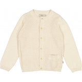 Wheat Knit Cardigan Ray Knitted Tops 1101 cloud melange