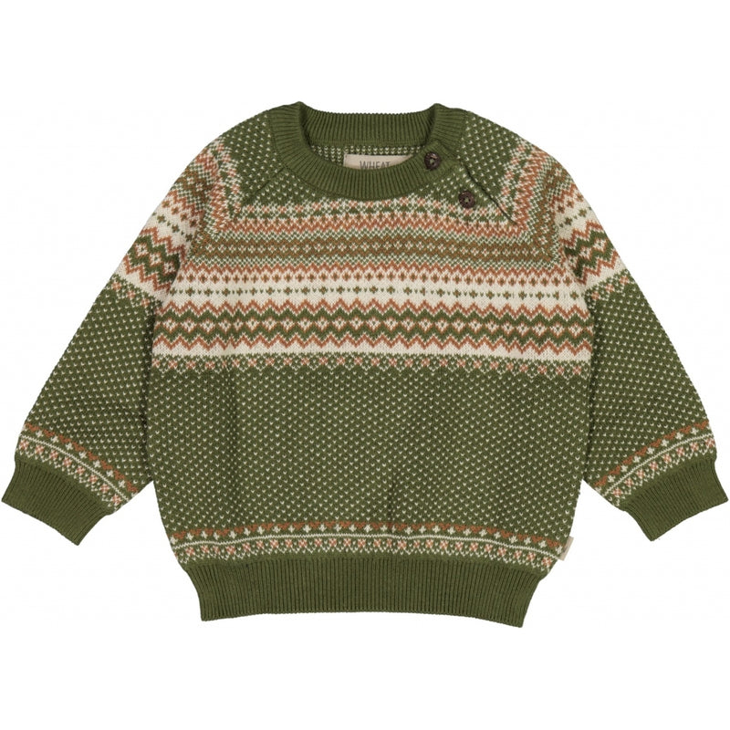 Knit Pullover Bennie - winter moss