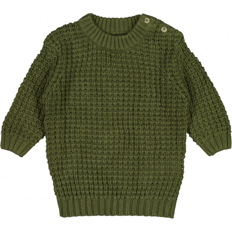 Wheat Knit Pullover Charlie Knitted Tops 4099 winter moss