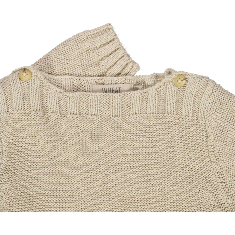 Wheat Knit Pullover Mingo Knitted Tops 3140 fossil
