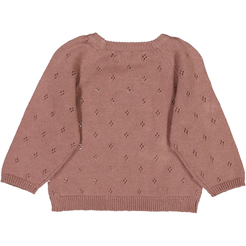 Wheat Knit Pullover Mira Knitted Tops 2411 powder brown