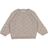 Wheat Knit Pullover Mira Knitted Tops 3229 warm grey melange