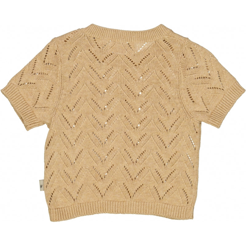 Wheat Knit Top Shiloh Knitted Tops 9203 cartouche melange