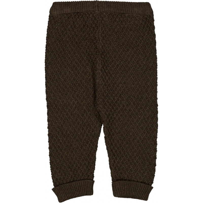 Wheat Knit Trousers Lio Trousers 3015 brown melange