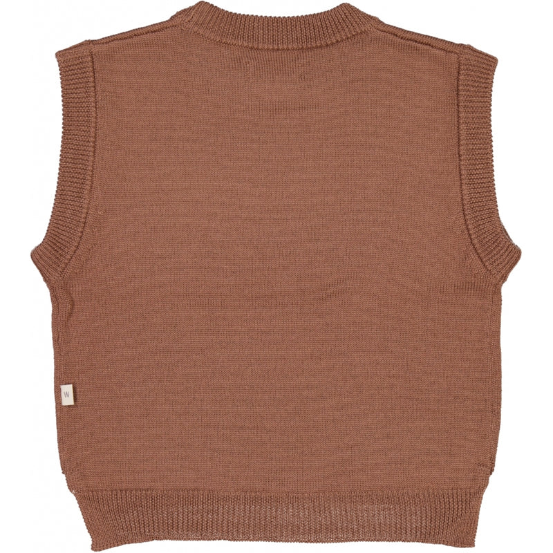 Wheat Knit Vest Cuba Knitted Tops 2102 vintage rose