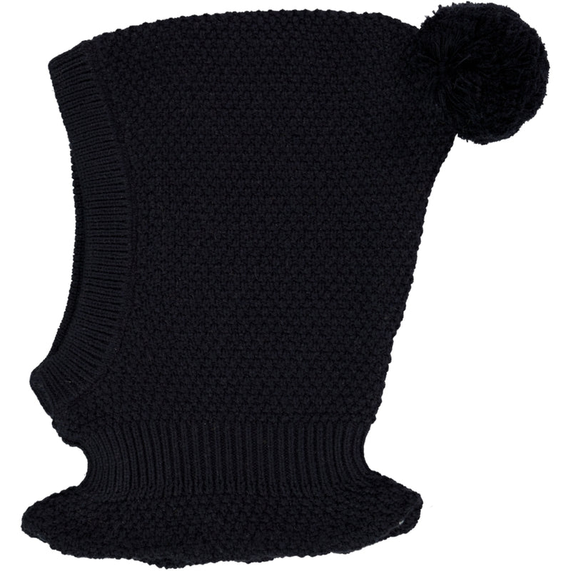 Wheat Outerwear Knitted Balaclava Pomi Outerwear acc. 1378 midnight blue