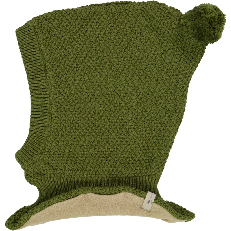 Wheat Outerwear Knitted Balaclava Pomi Outerwear acc. 4099 winter moss