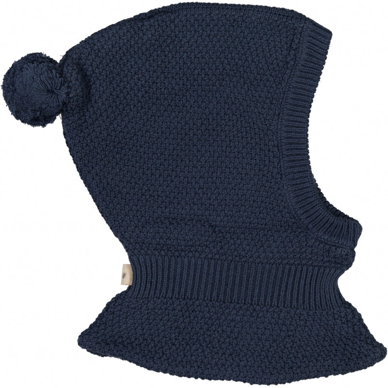 Wheat Outerwear Knitted Balaclava Pomi Outerwear acc. 1451 sea storm