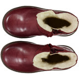 Wheat Footwear Lesley Zip Tex Bootie Winter Footwear 2120 berry