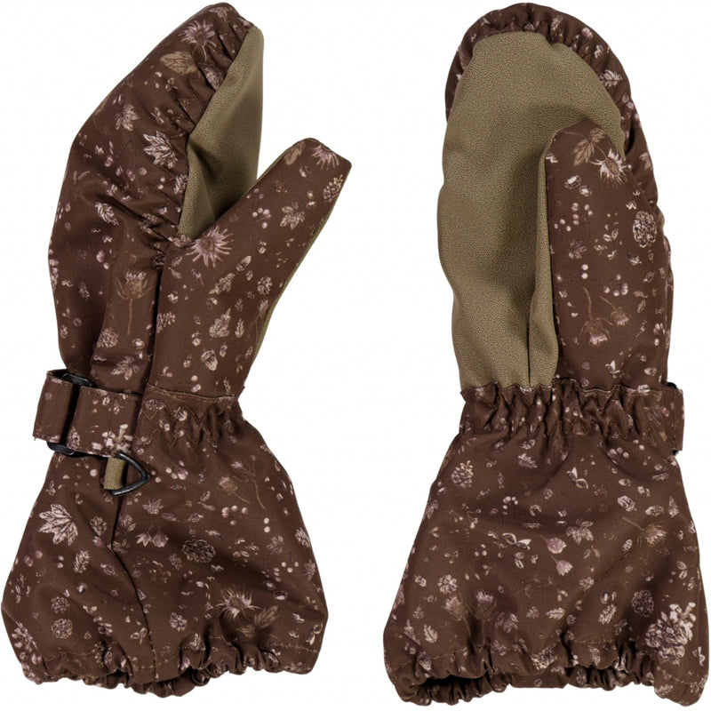 Wheat Outerwear Mittens Tech Outerwear acc. 3049 cone and flowers