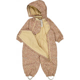 Wheat Outerwear Outdoor suit Olly Tech Technical suit 9043 barely beige flowers