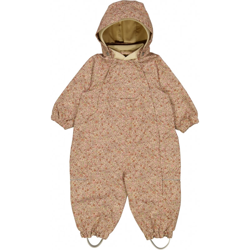 Wheat Outerwear Outdoor suit Olly Tech Technical suit 9043 barely beige flowers