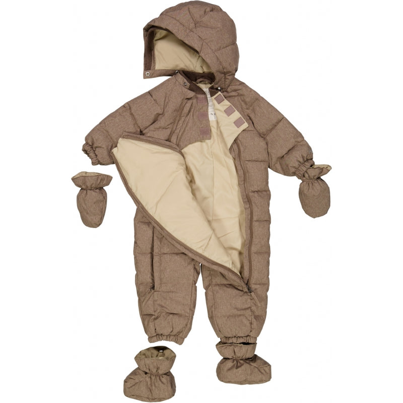 Wheat Outerwear Puffer Baby Suit Edem Snowsuit 3062 soil melange