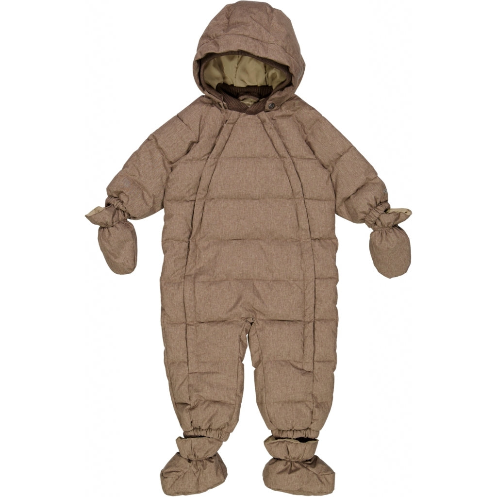 Puffer Baby Suit Edem - soil melange – Wheat.eu