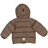 Wheat Outerwear Puffer Jacket River Jackets 3001 brown check