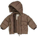 Wheat Outerwear Puffer Jacket River Jackets 3001 brown check