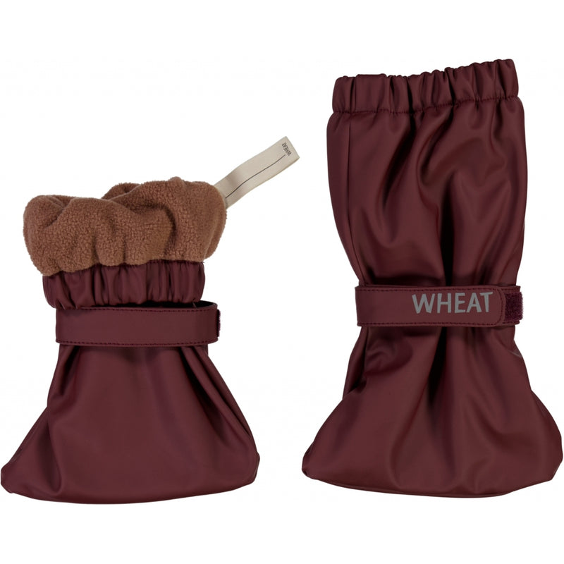 Wheat Outerwear Rain Booties Coco Rainwear 2750 maroon