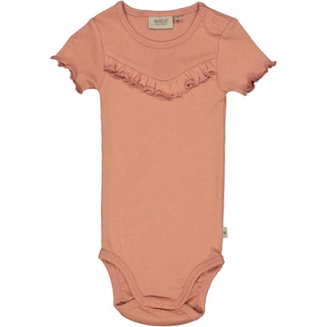 Wheat Main Rib Body Ruffle SS Underwear/Bodies 3045 cameo brown