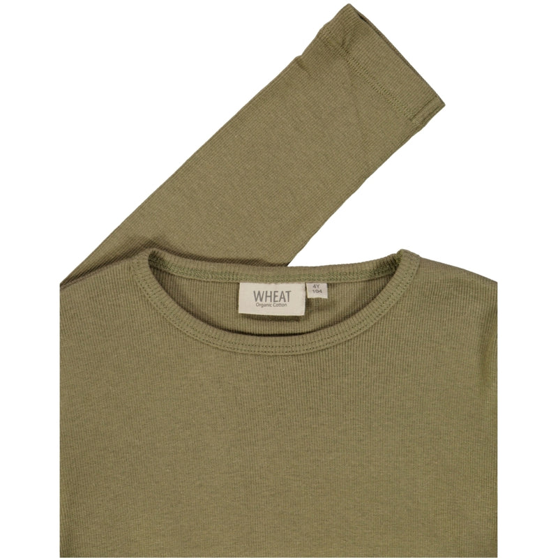 Wheat Rib T-Shirt LS Jersey Tops and T-Shirts 3531 dry pine