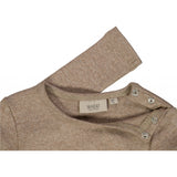 Wheat Rib T-Shirt LS Jersey Tops and T-Shirts 3204 khaki melange