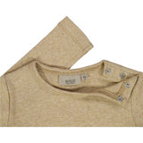 Wheat Rib T-Shirt LS Jersey Tops and T-Shirts 5410 dark oat melange
