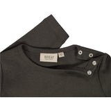 Wheat Rib T-Shirt LS Jersey Tops and T-Shirts 0033 black granite