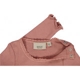 Wheat Rib T-Shirt Lace LS Jersey Tops and T-Shirts 2112 rose cheeks