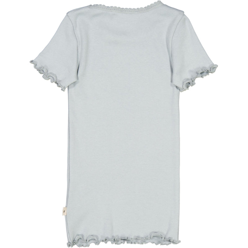 Wheat Rib T-Shirt Lace SS Jersey Tops and T-Shirts 1228 dusty dove
