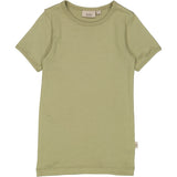 Wheat Rib T-Shirt SS Jersey Tops and T-Shirts 4095 forest mist