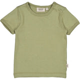 Wheat Rib T-Shirt SS Jersey Tops and T-Shirts 4095 forest mist