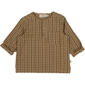 Wheat Main Shirt Bjørk Shirts and Blouses 3035 pine check