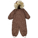 Wheat Outerwear Snowsuit Nickie Tech Snowsuit 3049 cone and flowers