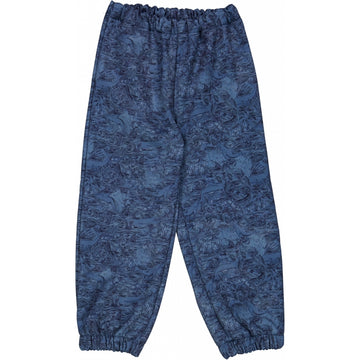 Wheat Outerwear Softshell Pants Luca Softshell 1434 navy linoleum