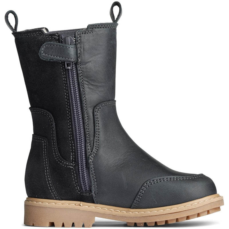 Wheat Footwear Sonni Long Chelsea Tex Winter Footwear 0033 black granite