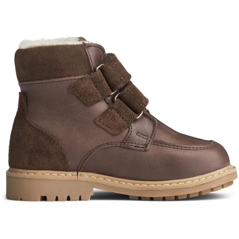 Wheat Footwear Stewie Tex Velcro Leather Winter Footwear 3060 soil