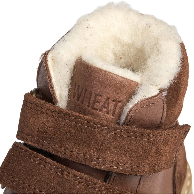 Wheat Footwear Stewie Tex Velcro Leather Winter Footwear 3520 dry clay
