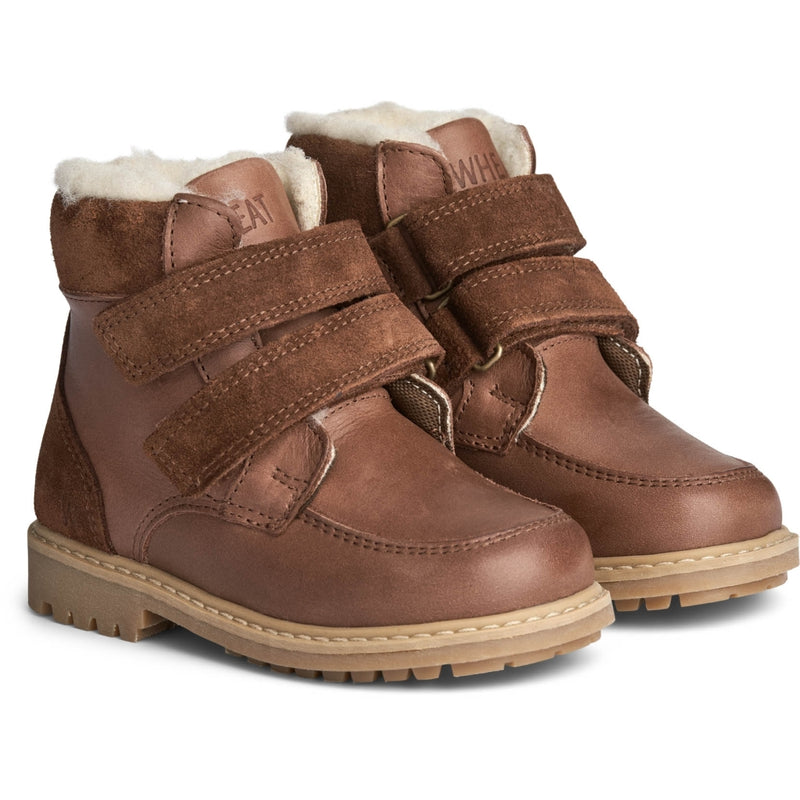 Wheat Footwear Stewie Tex Velcro Leather Winter Footwear 3520 dry clay