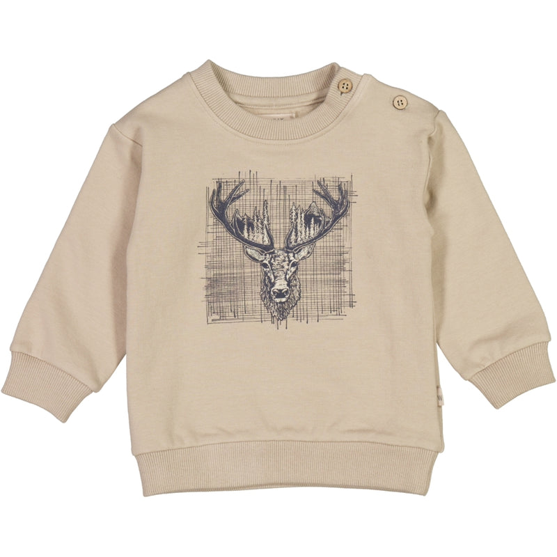 Wheat Sweatshirt Deer Sweatshirts 0070 gravel