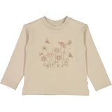 Wheat Main Sweatshirt Flowerbouquet Embroidery Sweatshirts 0070 gravel