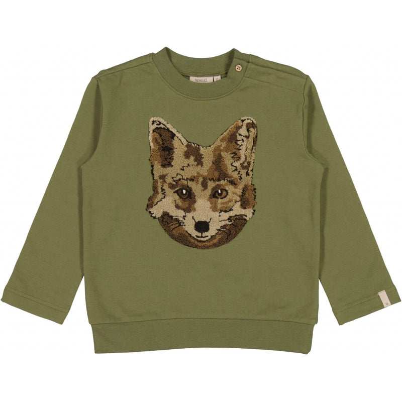 Wheat Sweatshirt Fox Terry Sweatshirts 4099 winter moss