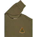 Wheat Sweatshirt Pinetree Terry Badge Sweatshirts 3531 dry pine