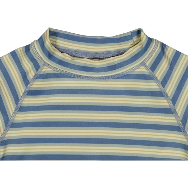Wheat Swim T-Shirt Jackie SS Swimwear 9088 bluefin stripe
