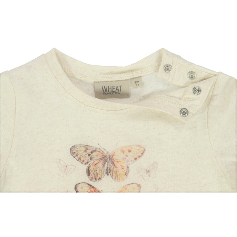 Wheat T-Shirt Butterfly Jersey Tops and T-Shirts 3235 moonlight melange