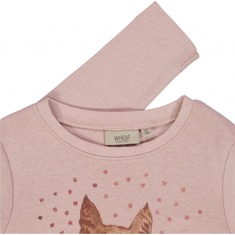 Wheat T-Shirt Cat Watercolor Jersey Tops and T-Shirts 2487 rose powder