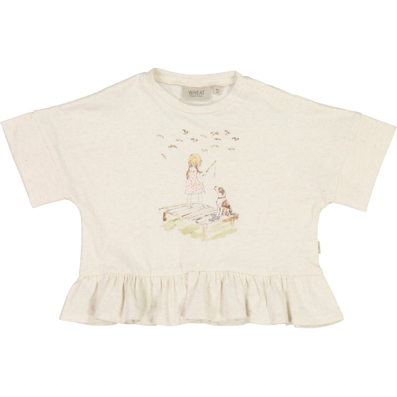 Wheat Main T-Shirt Fishing Jersey Tops and T-Shirts 3235 moonlight melange