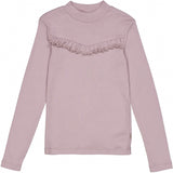 Wheat T-Shirt Rib Ruffle Jersey Tops and T-Shirts 1149 dusty lavender