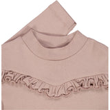 Wheat T-Shirt Rib Ruffle Jersey Tops and T-Shirts 2411 powder brown